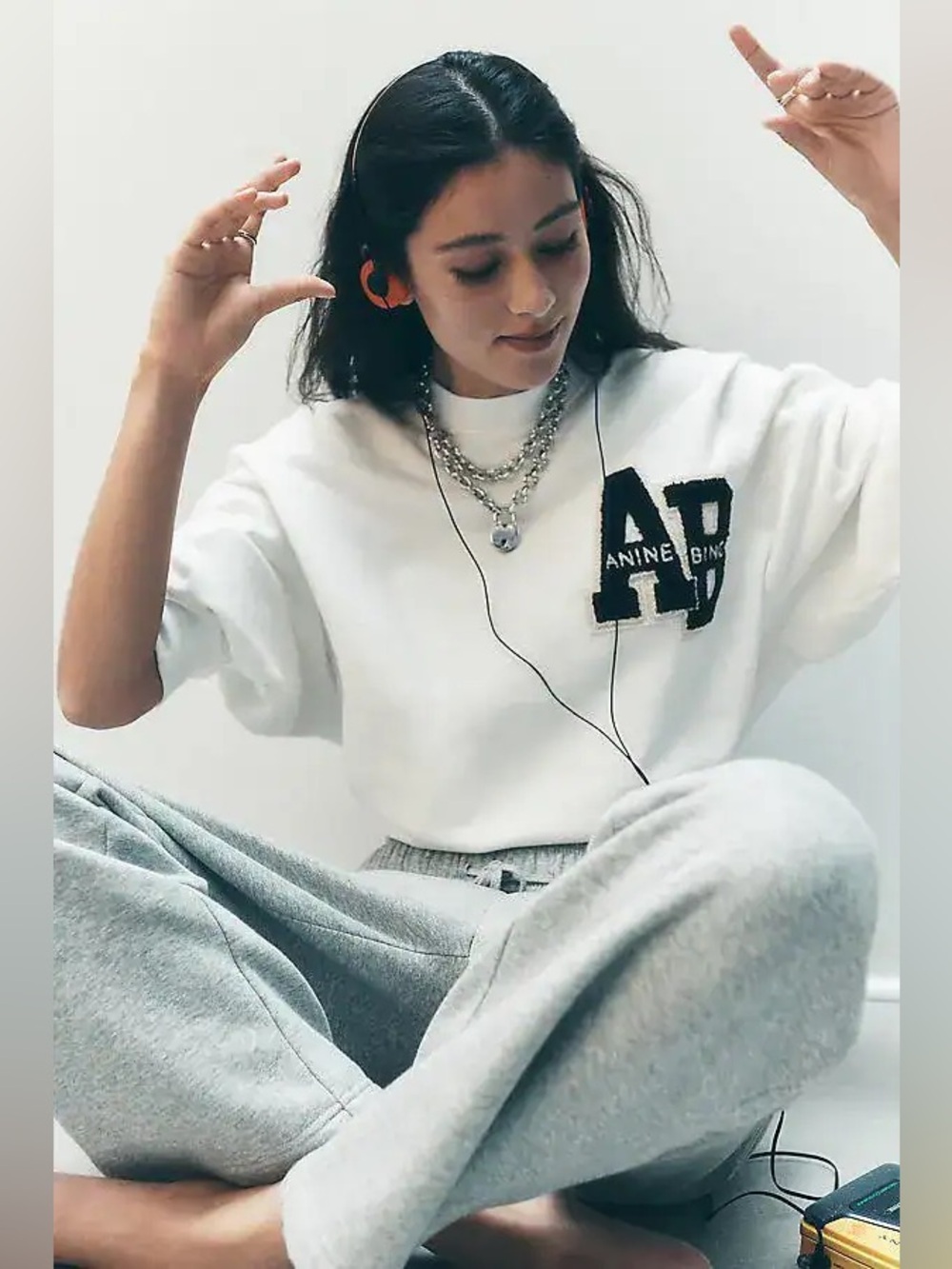 Anine Bing Miles Oversized Sweatshirt
